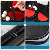 卓球ラケットケース テーブルテニスラケットカバー 2本収納 | PlusNao | 詳細画像5 