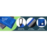 フック付きタオル ゴルフボールクリーナー ゴルフタオル | PlusNao | 詳細画像4 