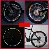 自転車用反射テープ 蛍光反射テープ 自転車アクセサリー | PlusNao | 詳細画像11 