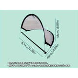 ミニサッカーゴール ゴールネット 折りたたみ | PlusNao | 詳細画像13 