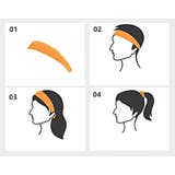 ヘアバンド ヘッドバンド スポーツ用 | PlusNao | 詳細画像19