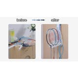 壁掛けラケットラック バドミントンラケット フック | PlusNao | 詳細画像8 