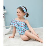 子供用水着 ワンピースタイプ アシンメトリ― | PlusNao | 詳細画像12 