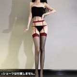 ガーターベルト一体型ストッキング ガーターストッキング レディース | PlusNao | 詳細画像2 