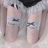 オーバーニーストッキング 網ストッキング レディース | PlusNao | 詳細画像6 