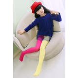 カラータイツ バイカラー カラフル | PlusNao | 詳細画像4 