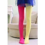 カラータイツ バイカラー カラフル | PlusNao | 詳細画像6 