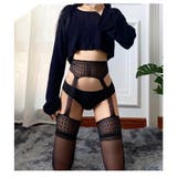 ガーターストッキング ガーターベルト一体型 レース | PlusNao | 詳細画像3 