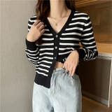 カーディガン ニット Vネック | PlusNao | 詳細画像10 