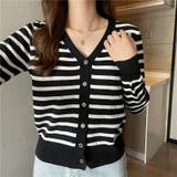 カーディガン ニット Vネック | PlusNao | 詳細画像12 