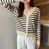 カーディガン ニット Vネック | PlusNao | 詳細画像14 