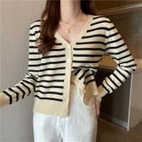 カーディガン ニット Vネック | PlusNao | 詳細画像15 