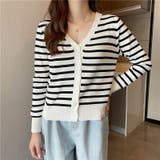 カーディガン ニット Vネック | PlusNao | 詳細画像2 