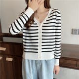 カーディガン ニット Vネック | PlusNao | 詳細画像6 