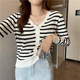 カーディガン ニット Vネック | PlusNao | 詳細画像8 