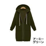 パーカー ジップアップ レディース | PlusNao | 詳細画像6 