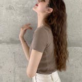 半袖ニットソー レディース Tシャツ | PlusNao | 詳細画像16