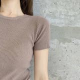 半袖ニットソー レディース Tシャツ | PlusNao | 詳細画像17