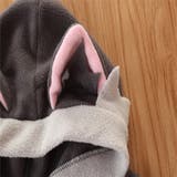 フリースパーカー プルオーバーパーカー 耳付きフード | PlusNao | 詳細画像14 