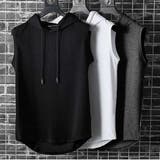 パーカー タンクトップ メンズ | PlusNao | 詳細画像3 