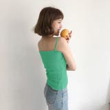 キャミソール リブニット レディース | PlusNao | 詳細画像6