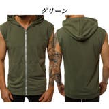 パーカー ジップアップ ノースリーブ | PlusNao | 詳細画像5 