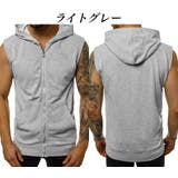 パーカー ジップアップ ノースリーブ | PlusNao | 詳細画像7 