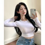 カットソー ショート丈 長袖 | PlusNao | 詳細画像12 