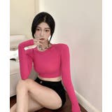 カットソー ショート丈 長袖 | PlusNao | 詳細画像6 