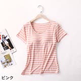 カップ付きTシャツ 半袖 カットソー | PlusNao | 詳細画像15 