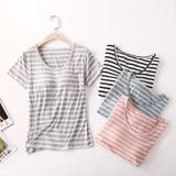 カップ付きTシャツ 半袖 カットソー | PlusNao | 詳細画像6 
