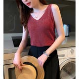 タンクトップ カットソー レディース | PlusNao | 詳細画像3 