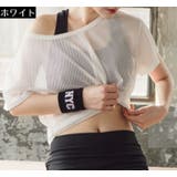 ヨガウェア 半袖Tシャツ メッシュ | PlusNao | 詳細画像8