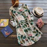 花柄ワンピース Aラインワンピース ワンピース | PlusNao | 詳細画像1