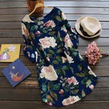 花柄ワンピース Aラインワンピース ワンピース | PlusNao | 詳細画像2