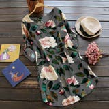 花柄ワンピース Aラインワンピース ワンピース | PlusNao | 詳細画像3