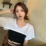 カットソー スーパークロップドトップス ボレロトップ | PlusNao | 詳細画像5 