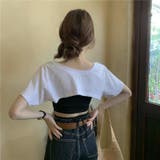 カットソー スーパークロップドトップス ボレロトップ | PlusNao | 詳細画像8 