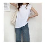 カットソー ノースリーブ Tシャツ | PlusNao | 詳細画像2