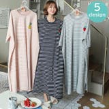 ルームウェア ワンピース Tシャツワンピース | PlusNao | 詳細画像1 