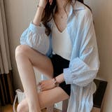 ロングシャツ シアー 長袖 | PlusNao | 詳細画像4