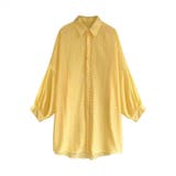 ロングシャツ シアー 長袖 | PlusNao | 詳細画像8