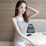 タンクトップ ノースリーブ レディース | PlusNao | 詳細画像3 