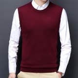 ニットベスト メンズ 男性 | PlusNao | 詳細画像2 