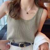 タンクトップ キャミソール レディース | PlusNao | 詳細画像2