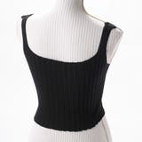 キャミソール ショート丈 リブニット | PlusNao | 詳細画像15 