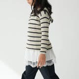 在庫処分セーラーカラーニット シルキータッチ やわらかい | PlusNao | 詳細画像5 