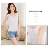 キャミソール トップス ノースリーブ | PlusNao | 詳細画像4 