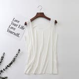 タンクトップ リブ レディース | PlusNao | 詳細画像2 