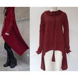 ポンチョ風パーカー パーカー風ポンチョ 長袖 | PlusNao | 詳細画像10 